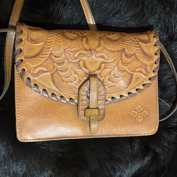 Patricia Nash Tooled Leather Crossbody Purse - Picture 2 of 4
